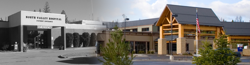 Before and After The Original and the New North Valley Hospital | Whitefish, MT - Financing Provided by InnoVative Capital